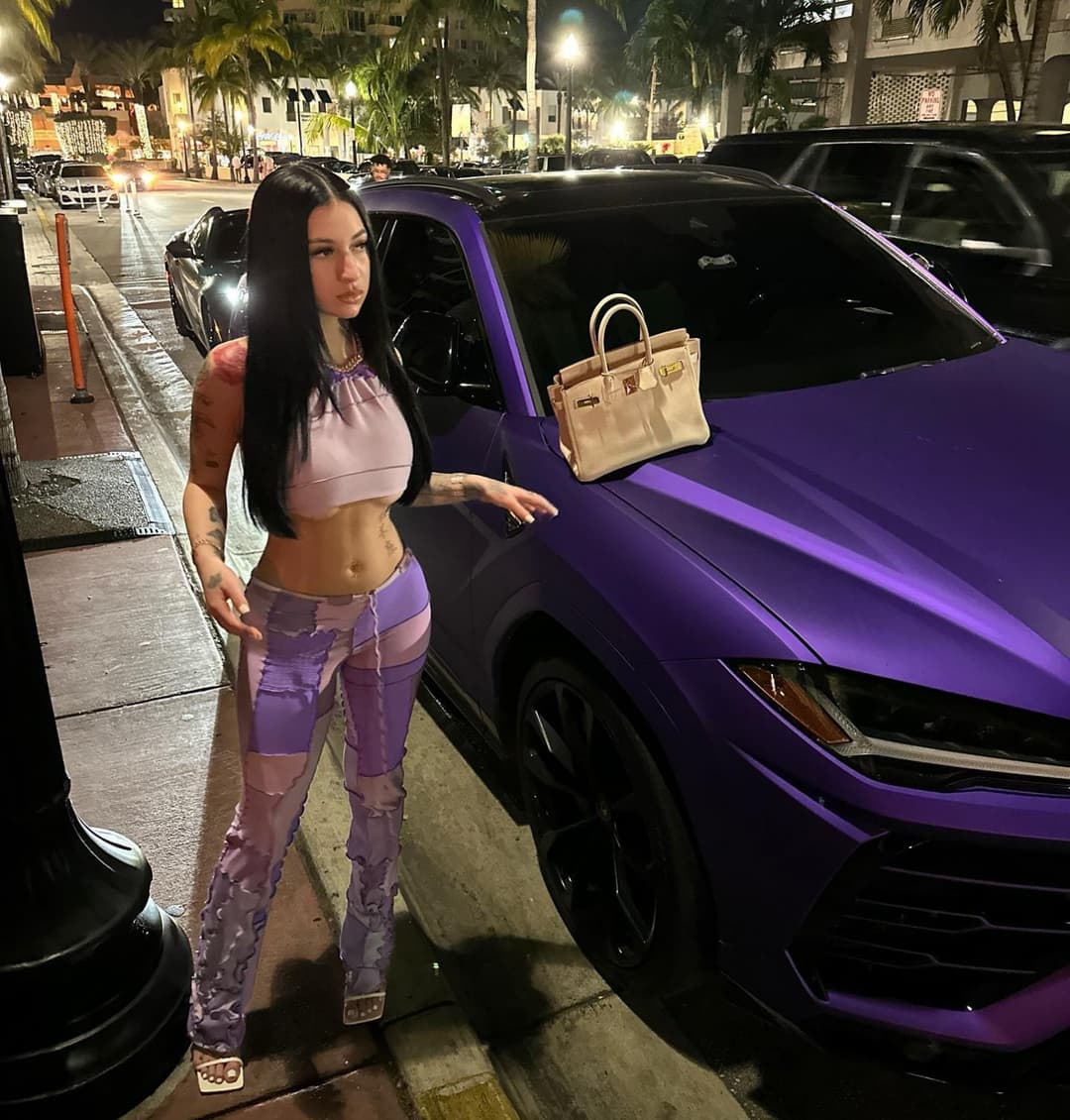 Busting that nut to Bhad Bhabie