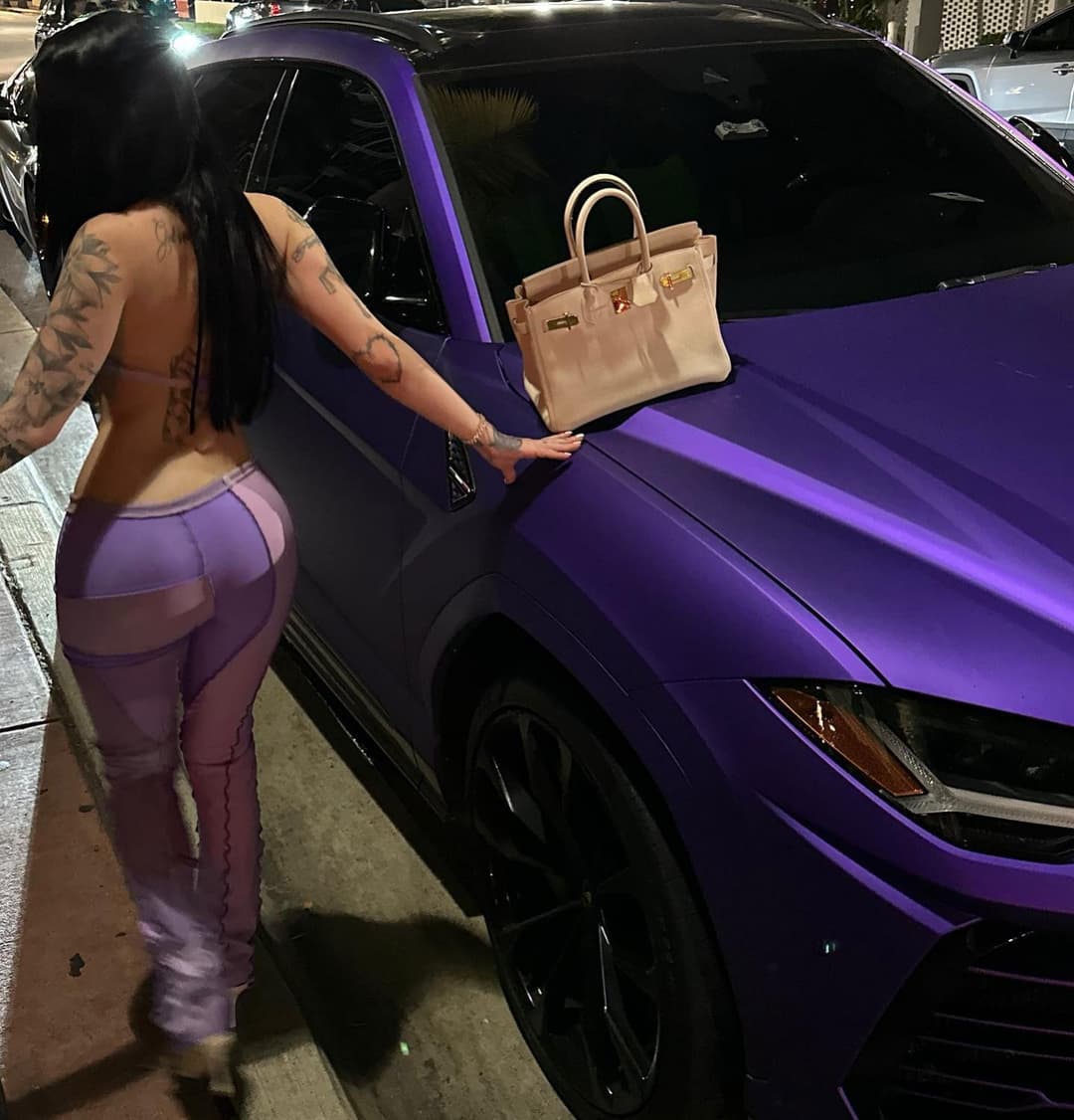 Busting that nut to Bhad Bhabie